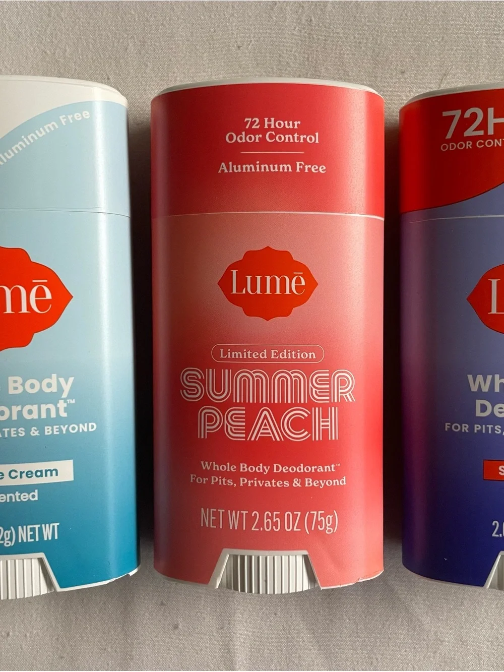 Lumé Deodorant 3-Pack